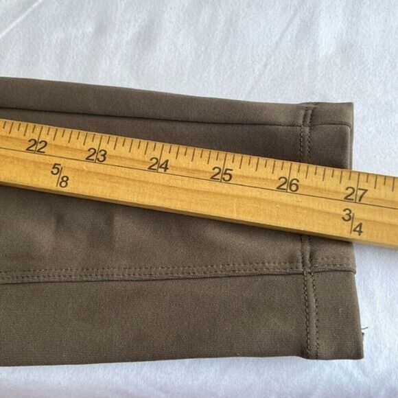 Athleta Delancey Moto‎ Tight Womens Leggings Size S Taupe Zip Ankle/Pockets Work - Picture 13 of 15